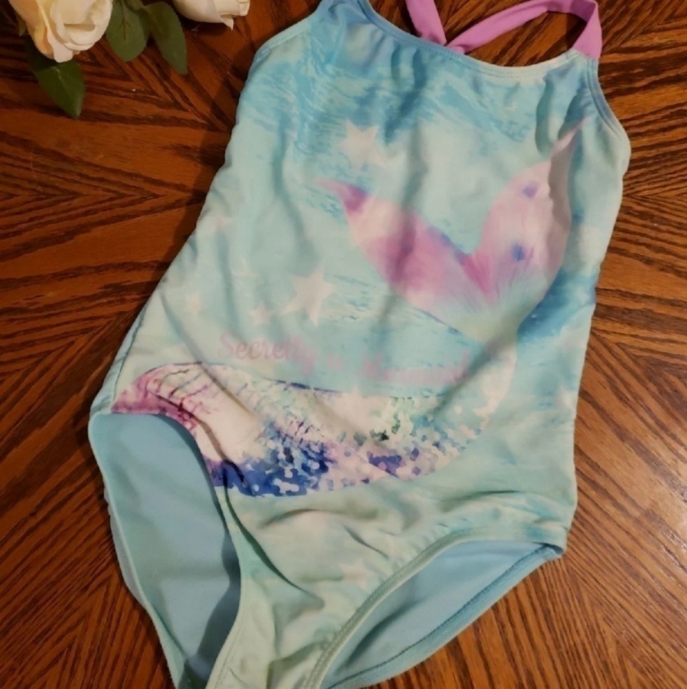 Mermaid Swimsuit one Piece M 7/8